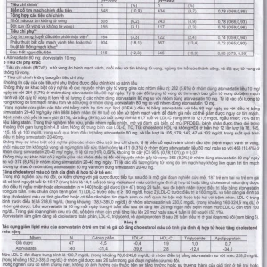 Thuốc Atorlog 20mg Bidiphar điều trị tăng cholesterol toàn phần và LDL-cholesterol (3 vỉ x 10 viên)