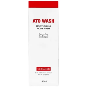Sữa tắm dưỡng ẩm cho da khô Ato Wash MTGpharm 150ml Cocorang Palm (tuýp)
