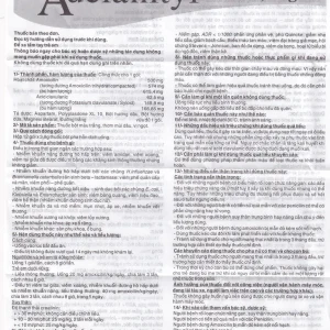 Bột Auclanityl 500/62.5mg Tipharco điều trị nhiễm khuẩn (12 gói x 3,8g)