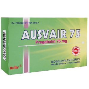 Thuốc Ausvair 75mg Reliv điều trị đau do nguyên nhân thần kinh (3 vỉ x 10 viên)