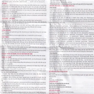 Thuốc Azibiotic 500 Medipharco điều trị nhiễm khuẩn (2 vỉ x 3 viên)