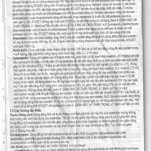 Thuốc Atozet 10mg/10mg MSD điều trị rối loạn mỡ máu, phòng ngừa các bệnh tim mạch (3 vỉ x 10 viên)