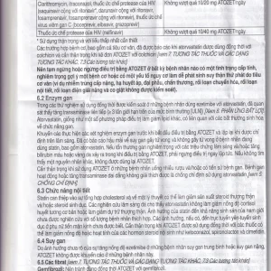 Thuốc Atozet 10mg/10mg MSD điều trị rối loạn mỡ máu, phòng ngừa các bệnh tim mạch (3 vỉ x 10 viên)