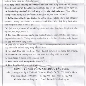 Cao lỏng Bạch Long Thủy điều trị ho, hen suyễn (90ml)