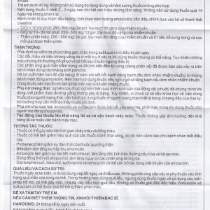 Thuốc Bactamox 750 Imexpharm điều trị nhiễm khuẩn (2 vỉ x 7 viên)