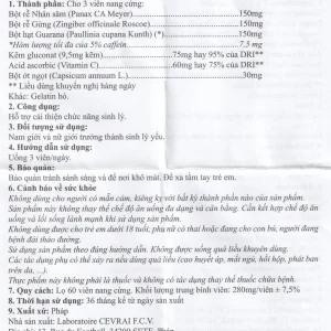 Viên nam lực Bang Cevrai cải thiện chức năng sinh lý nam giới (60 viên)