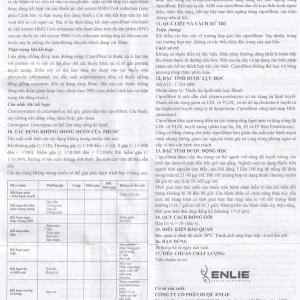 Thuốc Becalim 100mg Enlie Pharma điều trị tăng Cholesterol máu (3 vỉ x 10 viên)