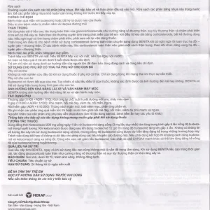 Thuốc xịt mũi Benita Merap điều trị viêm mũi dị ứng, polyp mũi (120 liều)