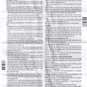 Thuốc Berlthyrox 100 Menarini điều trị thiểu năng tuyến giáp (4 vỉ x 25 viên)