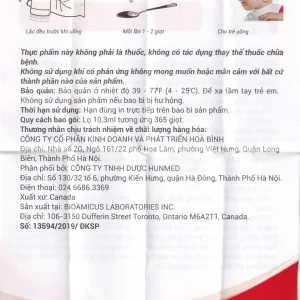 Dung dịch BioAmicus Vitamin D3 10.3ml bổ sung vitamin D3, hỗ trợ phát triển xương