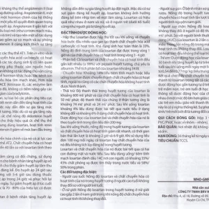 Thuốc Bivitanpo 100 BV điều trị tăng huyết áp mức độ nhẹ và vừa (3 vỉ x 10 viên)