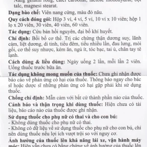 Thuốc Bổ thận Kingdom Hgsg Pharma bồi bổ cơ thể, trị các chứng thận dương suy, lãnh cảm (3 vỉ x 10 viên)