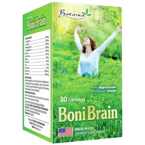 Viên uống BoniBrain hỗ trợ sản sinh Serotonin và Dopamine, giảm lo âu, căng thẳng (30 viên)