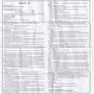 Thuốc Calci - D Mekophar bổ sung calci (10 vỉ x 10 viên)