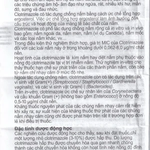 Viên đặt âm đạo Canesten 1 Day 500mg Bayer điều trị viêm âm đạo và cơ quan sinh dục ngoài (1 vỉ x 1 viên)