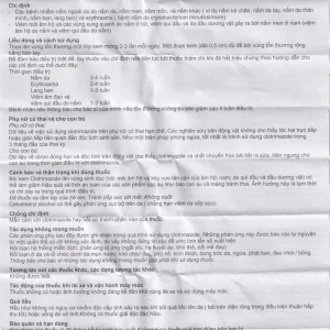 Kem bôi Canesten Cream Bayer điều trị nấm da, nấm men (20g)