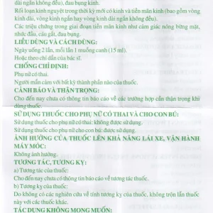 Thuốc Cao Ích Mẫu OPC điều trị kinh nguyệt không đều (180ml)