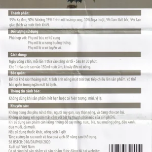 Cao Vị Nhân 100g Đại Phú hỗ trợ cho phụ nữ mắc u xơ, u nang lành tính