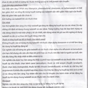 Thuốc Casilas-20 Davipharm điều trị rối loạn cương dương (2 vỉ x 2 viên)