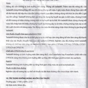 Thuốc Casilas-20 Davipharm điều trị rối loạn cương dương (2 vỉ x 2 viên)