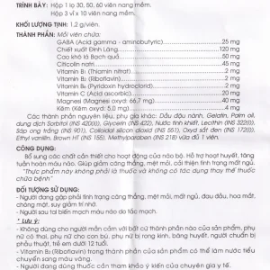 Viên uống Cebraton Premium Traphaco bổ sung vitamin cho não bộ, tăng tuần hoàn máu não (30 viên)