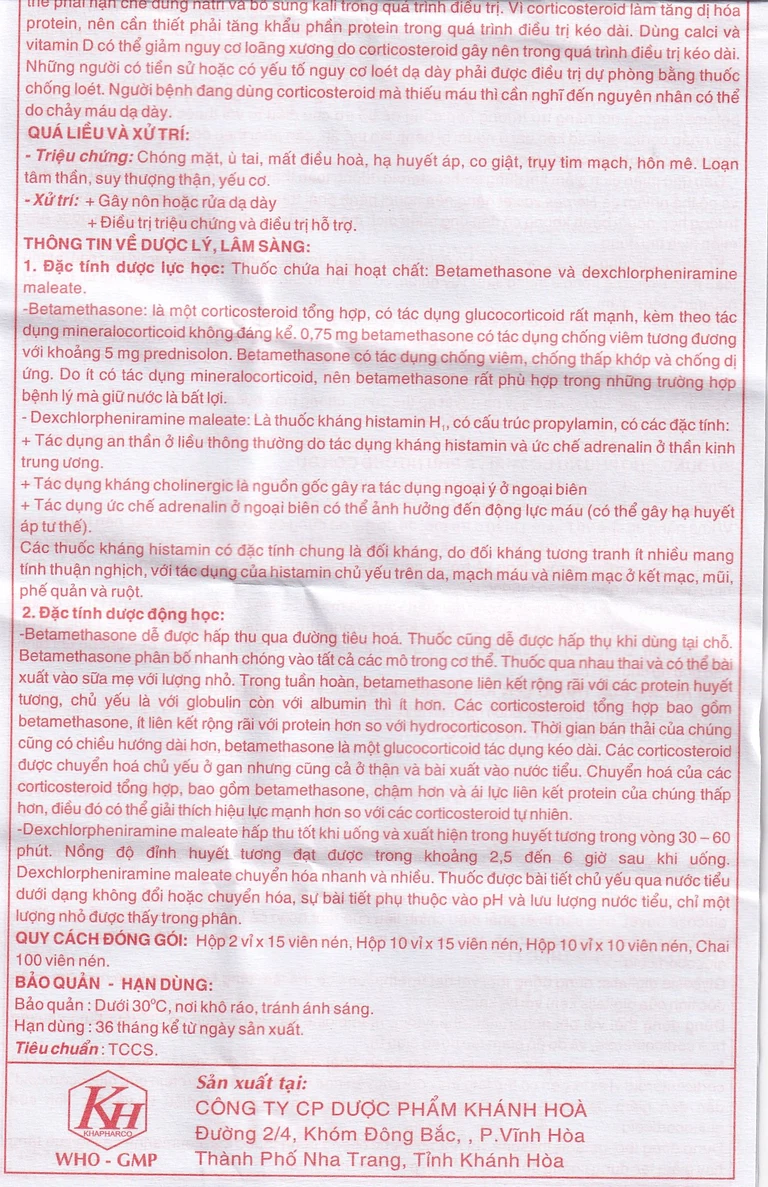 Thuốc Cedetamin Khapharco điều trị viêm mũi dị ứng, mày đay (2 vỉ x 15 viên)