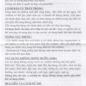Thuốc Cefdinir 300 - HV USP điều trị nhiễm khuẩn (2 vỉ x 10 viên)