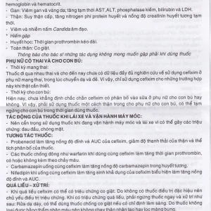 Thuốc Cefixim 200mg Cophavina điều trị nhiễm khuẩn (2 vỉ x 10 viên)