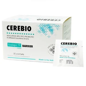 Bột pha uống Cerebio Ecologic Barrier bổ sung lợi khuẩn cho đường ruột, giảm triệu chứng rối loạn tiêu hóa (30 gói x 2g)