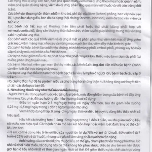 Thuốc Cetasone 0.5mg Pharbaco điều trị thấp khớp, bệnh hệ thống tạo keo (100 viên)