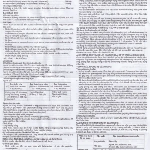 Thuốc Claminat 625mg Imexpharm điều trị nhiễm trùng (2 vỉ x 7 viên)