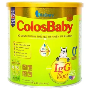 Sữa non ColosBaby Gold VitaDairy bổ sung kháng thể IgG tự nhiên (35 gói x 9.6g)