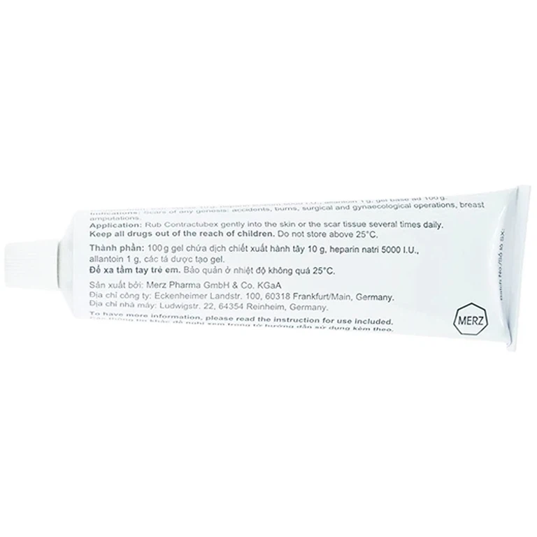 Gel Contractubex Merz điều trị sẹo lồi, sẹo phì đại (50g)