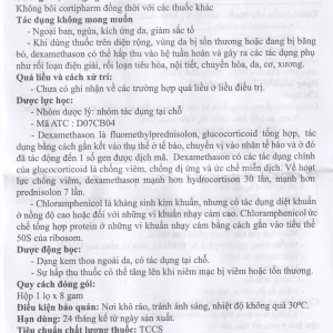 Kem bôi da Cortipharm 8g Spharm điều trị viêm da tiếp xúc, chốc lỡ, viêm nang lông