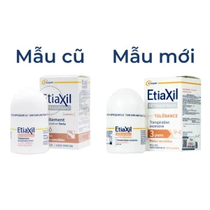 Lăn khử mùi EtiaXil Détranspirant Tolérance Transpiration excessive 15ml đặc trị dành cho da siêu nhạy cảm