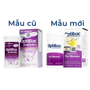 Viên uống Optibac For Women Optibac Probiotics bổ sung lợi khuẩn hỗ trợ sức khỏe nữ giới (90 viên)