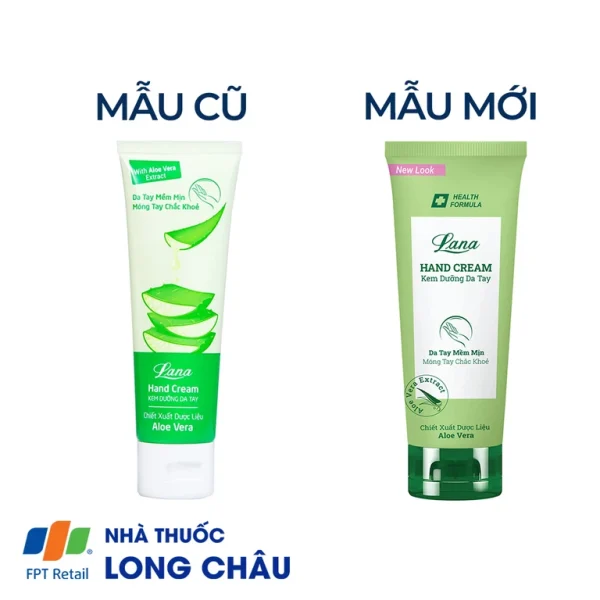 Kem dưỡng da tay Lana Hand Cream giảm nhăn da, đồi mồi, ngứa, nứt nẻ da tay (80g)