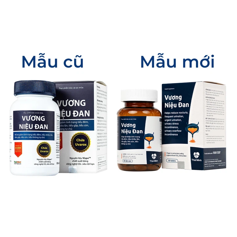 Viên nén Vương Niệu Đan Thái Minh hỗ trợ giảm tình trạng tiểu đêm, tiểu nhiều lần, tiểu gấp (80 viên)