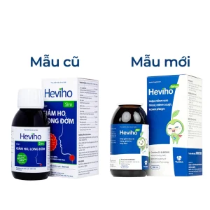 Siro Heviho Thái Minh giảm đau rát họng, giảm ho, long đờm (100ml)