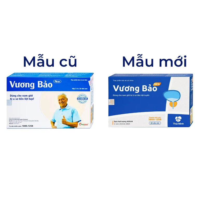 Viên uống Vương Bảo Thái Minh dùng cho nam giới bị u xơ tiền liệt tuyến (2 vỉ x 10 viên)