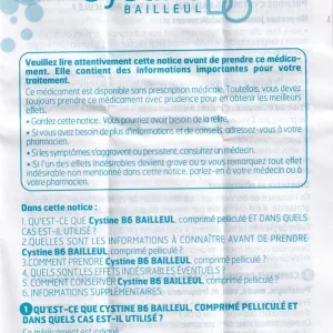 Thuốc Cystine B6 500mg Galeniques Vernin điều trị các bệnh lý liên quan đến tóc và loạn dưỡng móng (20 viên)