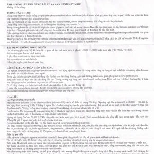 Dung dịch D-Cure 25000IU SMB phòng và điều trị thiếu vitamin D (1 vỉ x 4 ống)