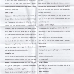 Thuốc Deslora 5mg giảm các triệu chứng dị ứng theo mùa và viêm mũi dị ứng (3 vỉ x 10 viên)