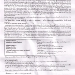 Siro Destacure 2.5mg/5ml Gracure điều trị viêm mũi dị ứng theo mùa và lâu năm, mày đay tự phát mãn tính (60ml)