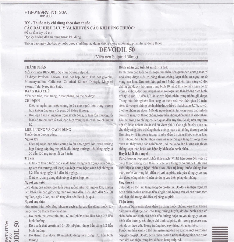 Thuốc Devodil Remedica điều trị ngắn hạn chứng lo âu, rối loạn hành vi nghiêm trọng (2 vỉ x 10 viên)