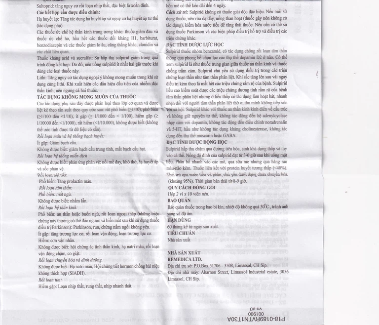 Thuốc Devodil Remedica điều trị ngắn hạn chứng lo âu, rối loạn hành vi nghiêm trọng (2 vỉ x 10 viên)