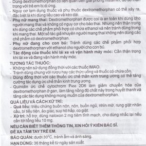 Thuốc Dexipharm 15 Imexpharm điều trị triệu chứng ho (200 viên)