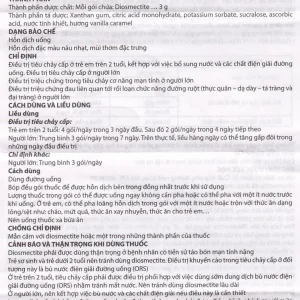 Thuốc Diobysta Merap điều trị tiêu chảy cấp và mạn (12 gói)