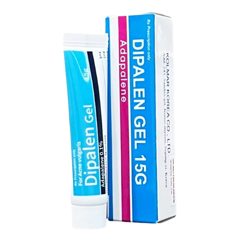 Gel bôi da Dipalen 0,1% Kolmar điều trị mụn (15g)