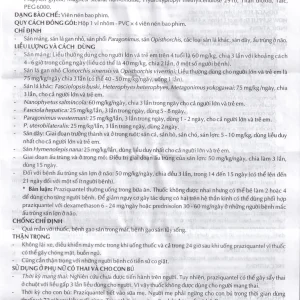 Thuốc Distocide Shinpoong Daewoo điều trị sán máng, sán lá gan nhỏ (1 vỉ x 4 viên)